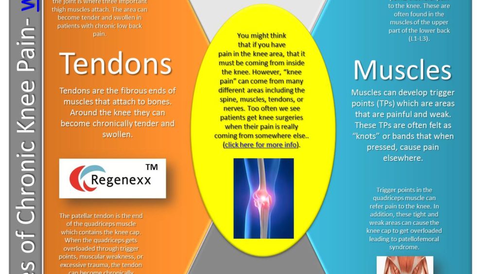 Common Causes of Chronic Knee Pain Infographic