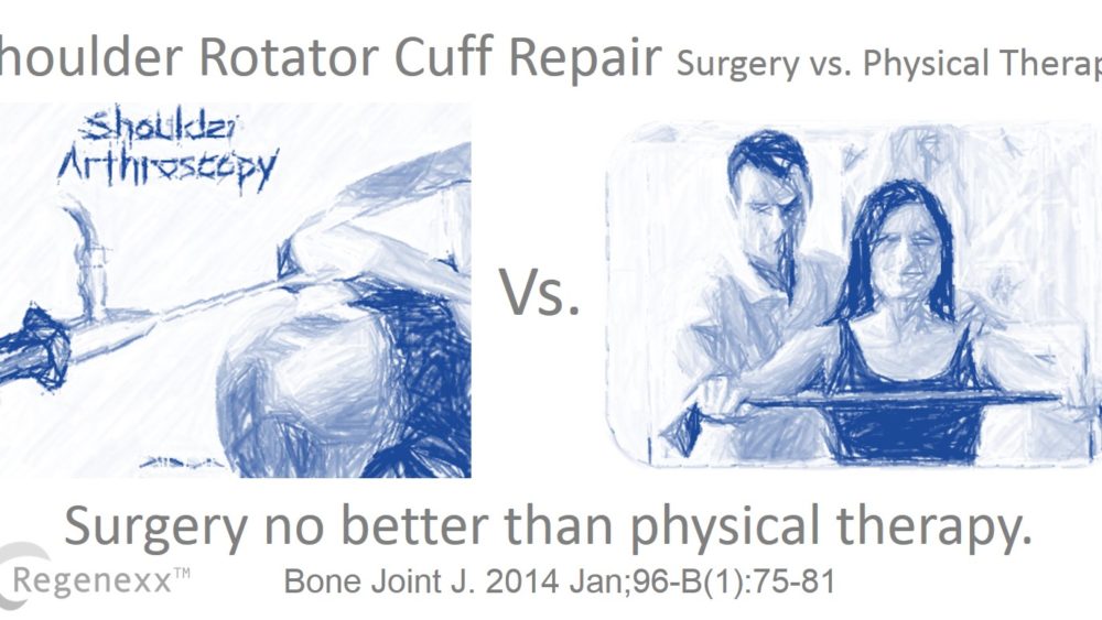 Rotator Cuff Repair Healing: Can Shoulder Surgery Beat Physical Therapy?