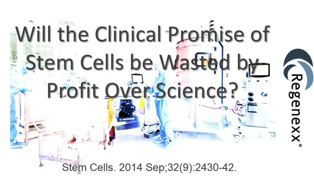 stem cell company investor concerns
