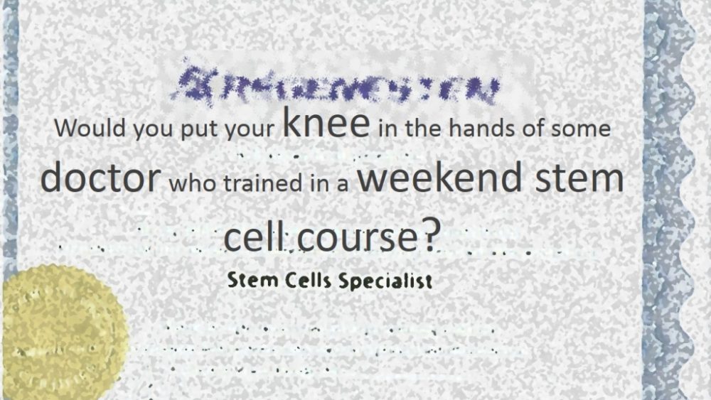 Concerned About Stem Cell Knee Therapy Cost? Read on…