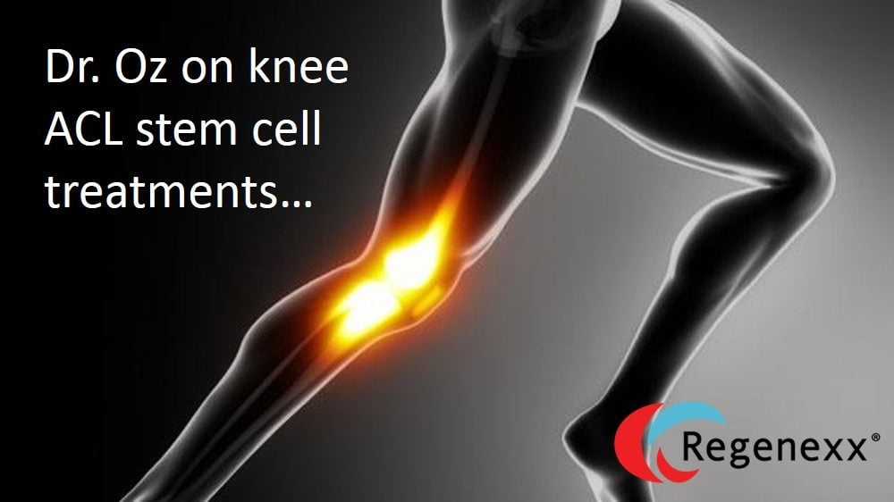 An Open Letter to Dr. Oz on Stem Cells for Knee ACL Injuries…