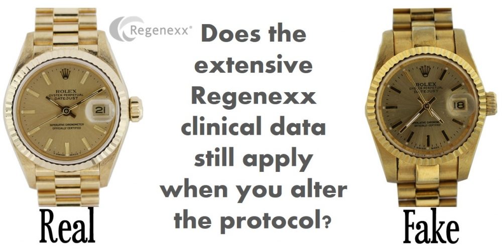 Schmgenexx…Can “Discount Regenexx Procedures” Work Like the Real Thing?
