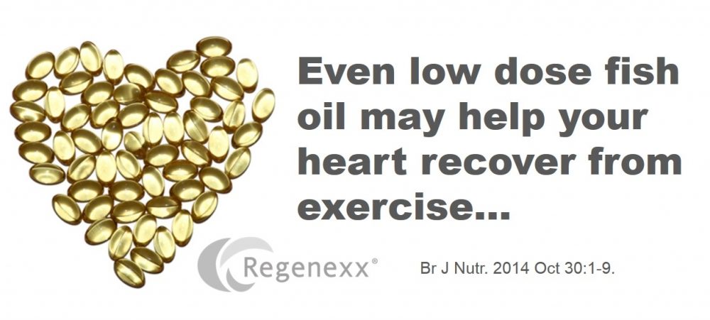 Fish Oil and Exercise: Even Low Dose Helps!