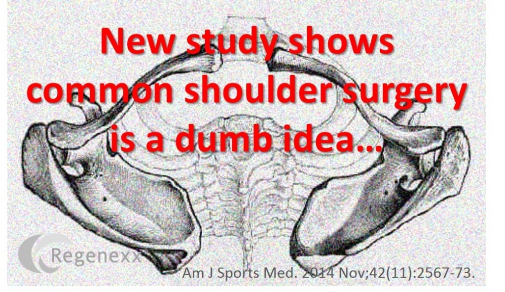 Shoulder Surgery Bone Spur Removal Causes Problems Regenexx®