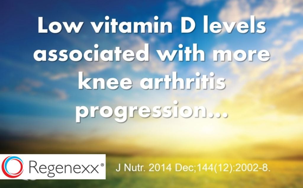 knee arthritis and vitamin d