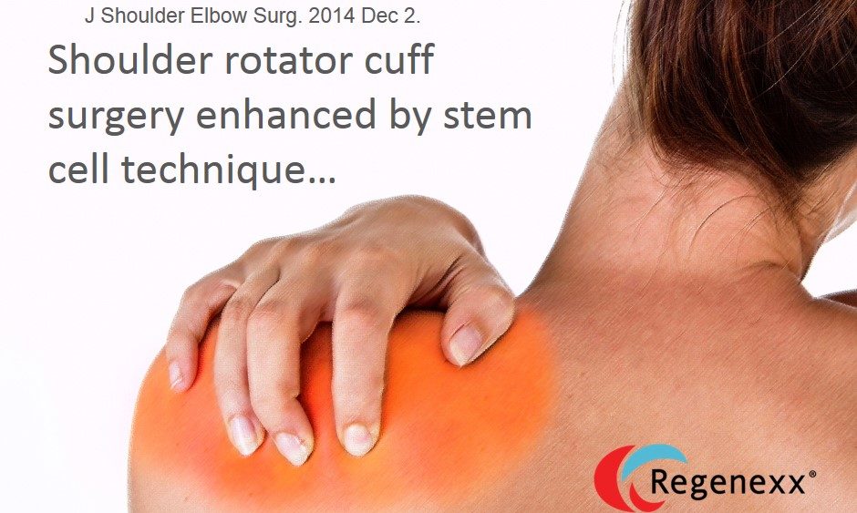 Shoulder Surgery Stem Cell Therapy? 2nd Study Again Shows Better Outcomes