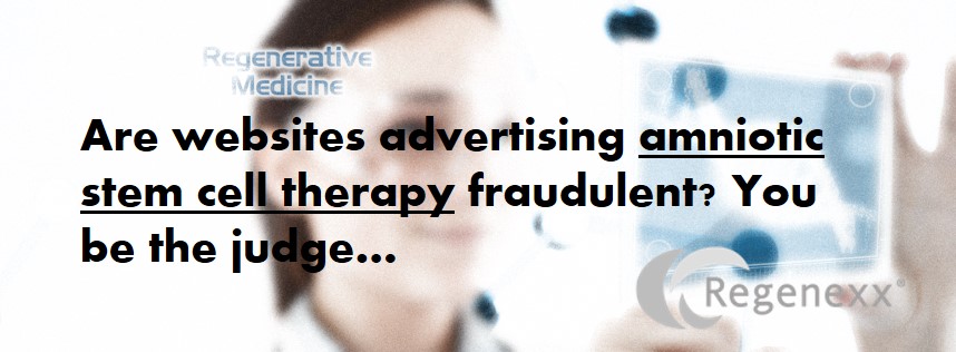 Are Amniotic Stem Cell Injection Websites Scams?