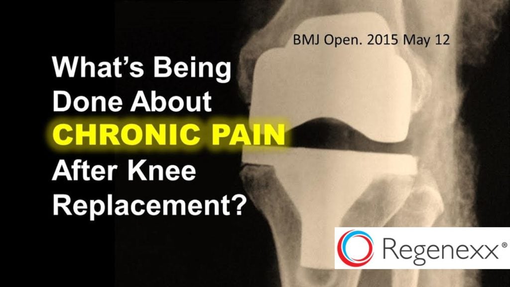 chronic pain after knee replacement