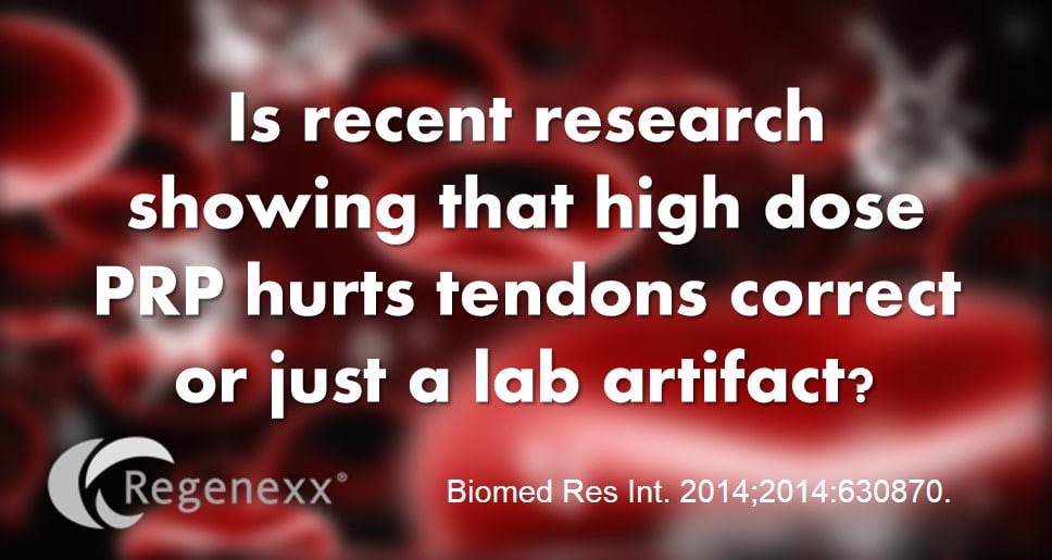 Is the Giusti Paper on High Dose PRP and Tendons Correct?