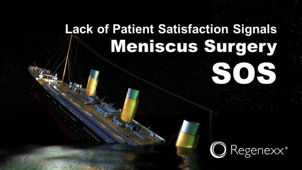 Patient Satisfaction with Meniscus Surgery Results Much Lower Than Surgeons Estimate