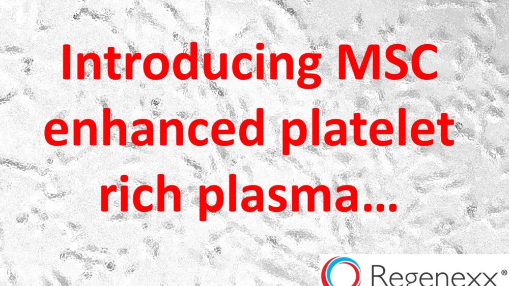 Continuing to Advance Orthopedic Regen Med: MSC Enhanced SCP