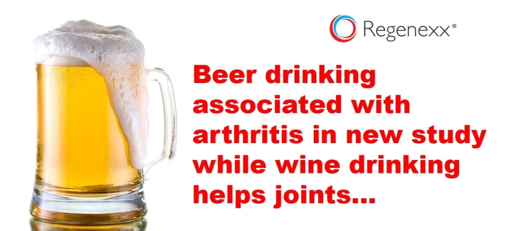 beer drinkers greater risk knee hip arthritis