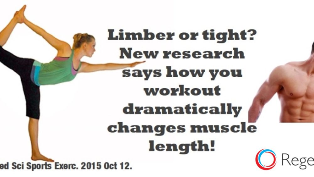 Limber or Tight: It All Depends on How You Exercise?
