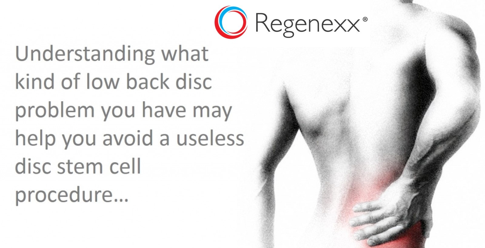stem cell treatment for lower back pain