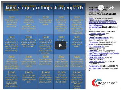 Knee Surgery Alternative: Let’s Play Knee Surgery Jeopardy!