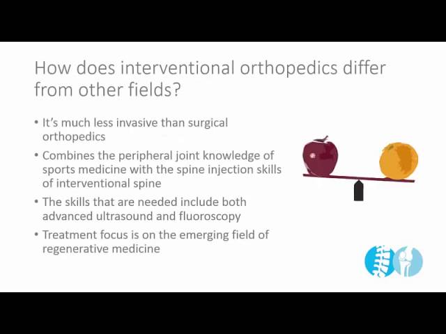 Interventional Orthopedics Fellowship Information Video