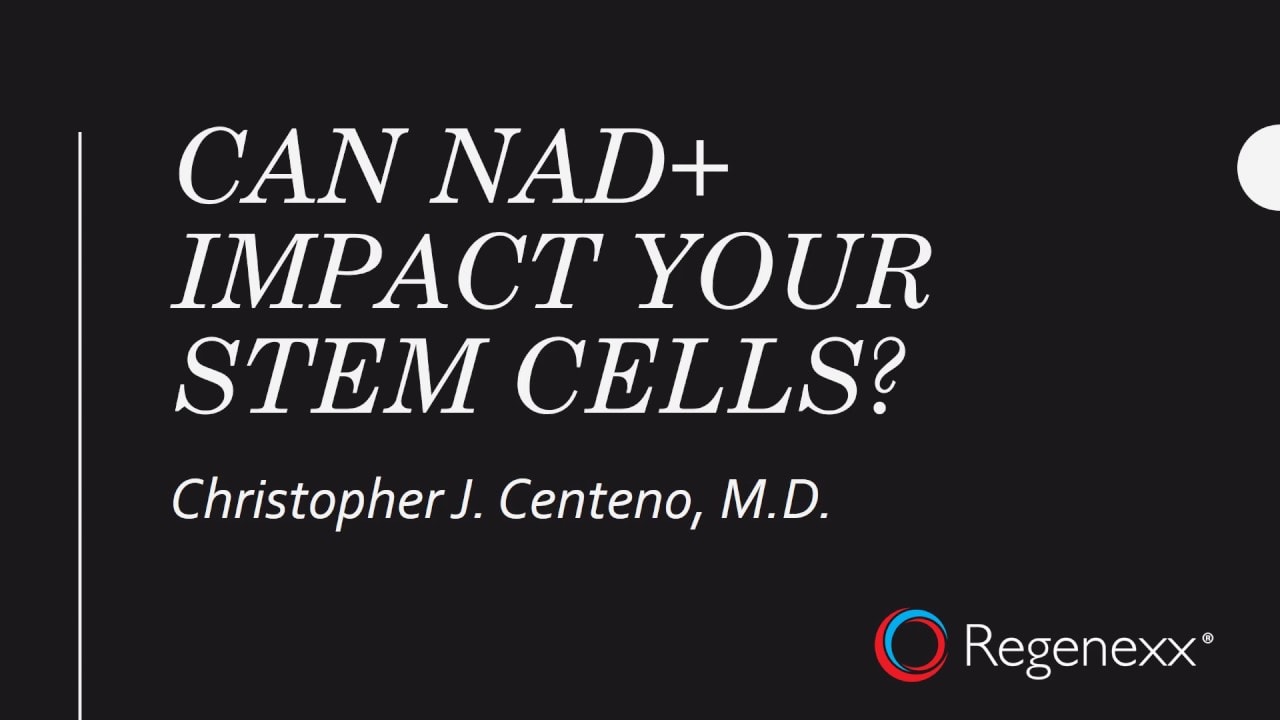 NAD Supplement and Stem Cells