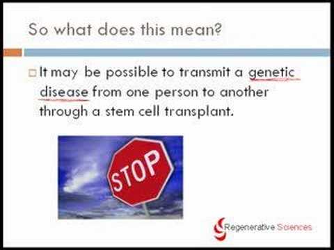Is there a problem with using someone else’s stem cells?