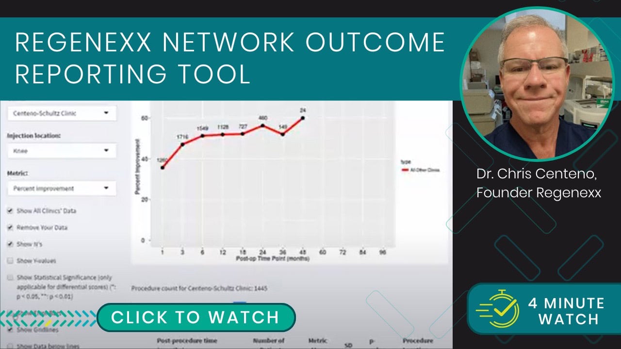 Regenexx Network Outcome Reporting Tool