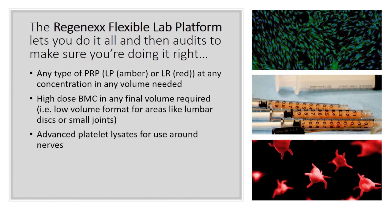 Regenexx Flexible Lab Platform
