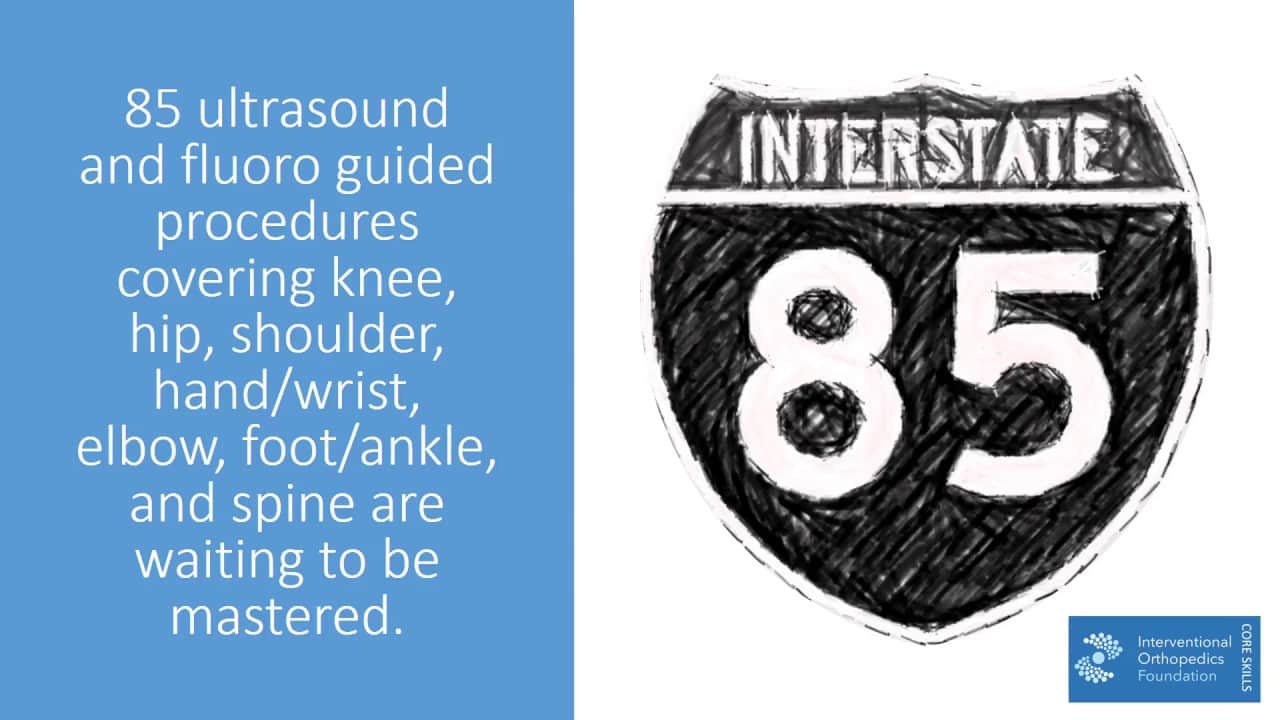 The 85 Procedures that Make a Physician Practicing Interventional Orthopedics
