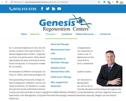 genesis regeneration centers