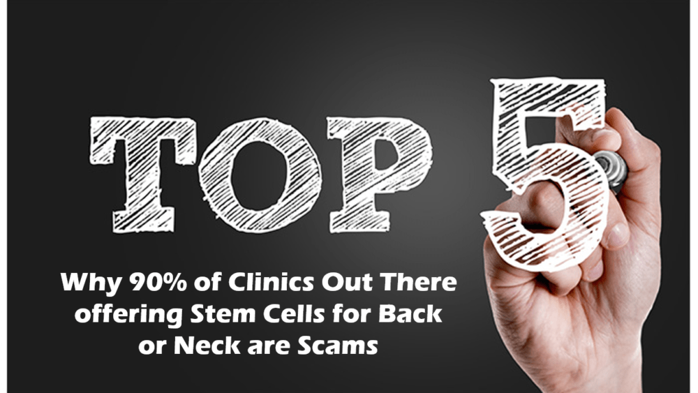 The Top 5 Ways to Avoid Spine Stem Cell Treatment Scams