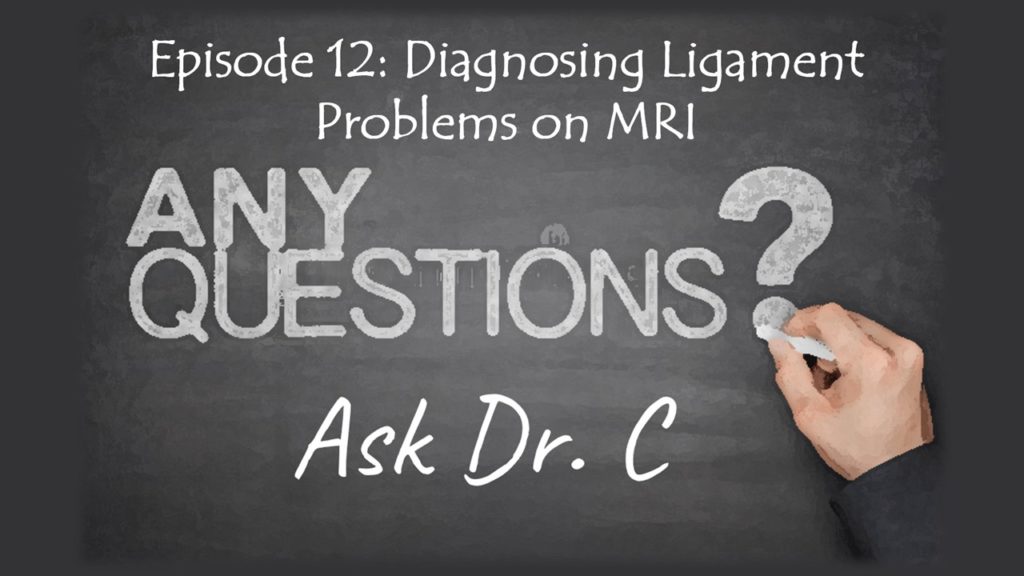 diagnosing neck ligament issues on MRI