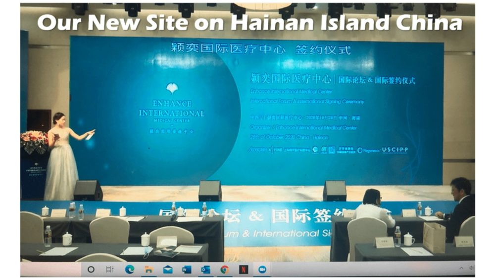 The Signing Ceremony for a New Regenexx China Site