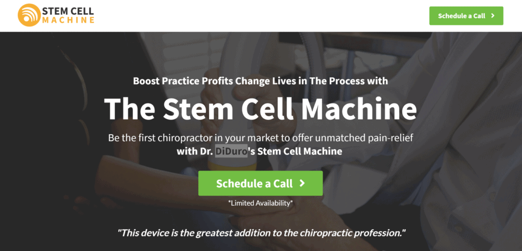 stem cell machine