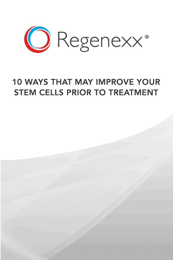 10 Ways That May Improve Your Stem Cells Prior To Treatment