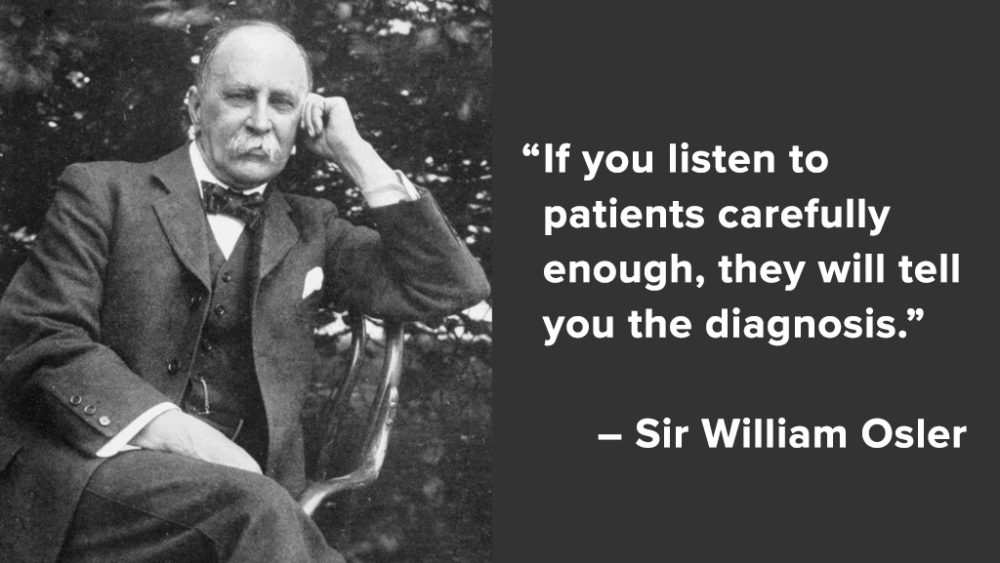 Listening as a Diagnostic Tool in Medicine