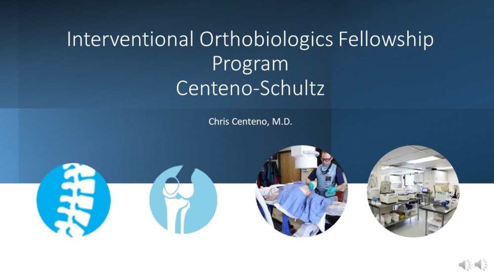 Announcing Our 2023 Annual Interventional Orthobiologics Fellowship