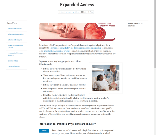 Can You Use the FDA Expanded Access Program to Treat Orthopedic Patients with Culture Expanded Umbilical Cord MSCs?