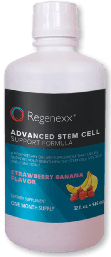Regenexx Advanced Stem Cell Support Formula, Strawberry flavor Bottle