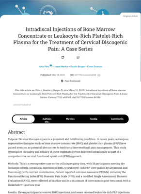 Published Peer-Reviewed Research